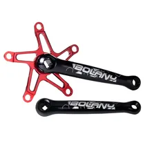 

1pair Crankset Aluminum Alloy Bolany Crank Folding For-Brompton Square