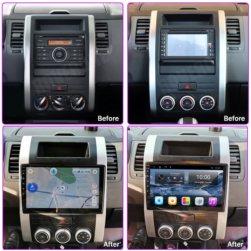 X-TRAIL 08-12 dashboard