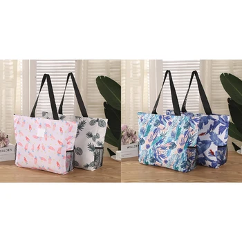 

Fashionable Eco Shopping Bag Waterproof Handbag Lunch Tote Bag Women's Shoulder Bag Large Capacity Bag
