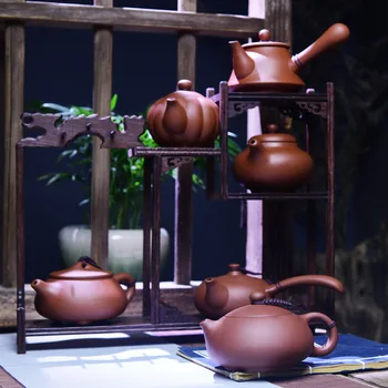 

Yixing Raw Ore Entirely Handmade Red Clay Clay Teapot Household Stone Scoop Teapot Ceramic Tea Pot Kettle Tea Pot Tea Kettle
