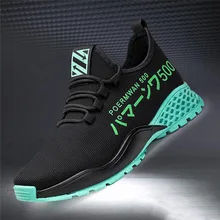 Light Weight Running Shoes For Men 2021 Spring Autumn Comfortable Anti Slip Male Shoes Outdoor Walking Sneakers Men Black