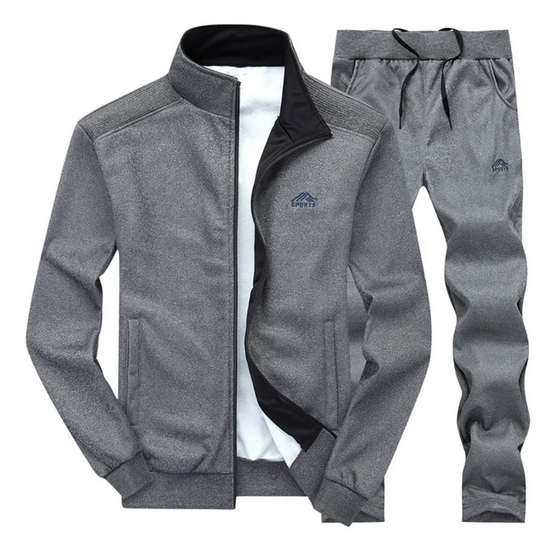 Vertvie осенние мужские спортивные костюмы из двух частей, наборы для бега, повседневные спортивные куртки с капюшоном, тренировочные штаны для бега, мужские костюмы, наборы 4XL, европейские размеры
