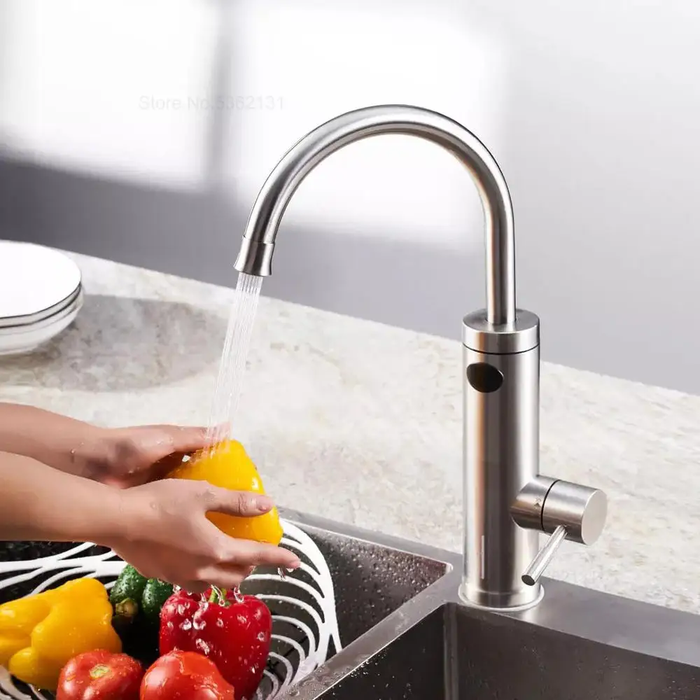 Xiaomi Youpin Xiaoda интегрированный кран для мгновенной горячей воды из нержавеющей стали с нагревательной трубкой, безопасное разделение воды IPX4 водонепроницаемый