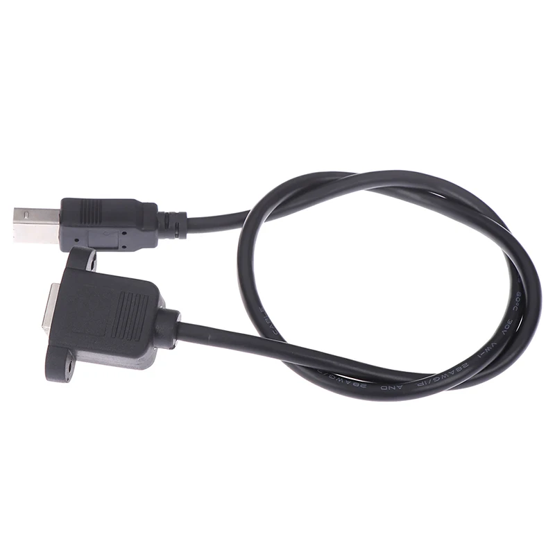 Cavo USB 2.0 B Maschio A Femmina Angolato 1 Piede | Montaggio A Pannello