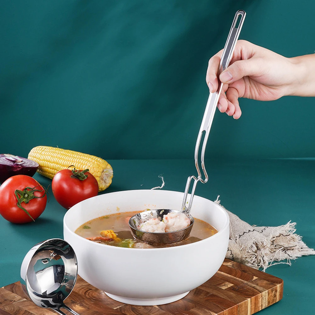 Мини-утолщенная Нержавеющая сталь горшок ложка совок дома Кухонные