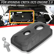 3/4Pcs Car Engine Dust Cover Engine Cover Mounting Bolt Nuts 292432B400 For Hyundai 2.0 Creta IX25 1.6 2015 2016 For Kia RIO