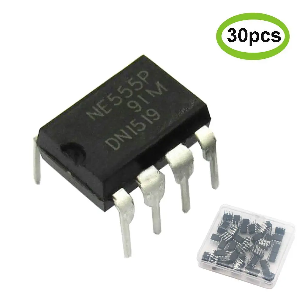 10pcs NE555P NE555 IC 555 High Precision Oscillator Timer DIP-8 Chip USA