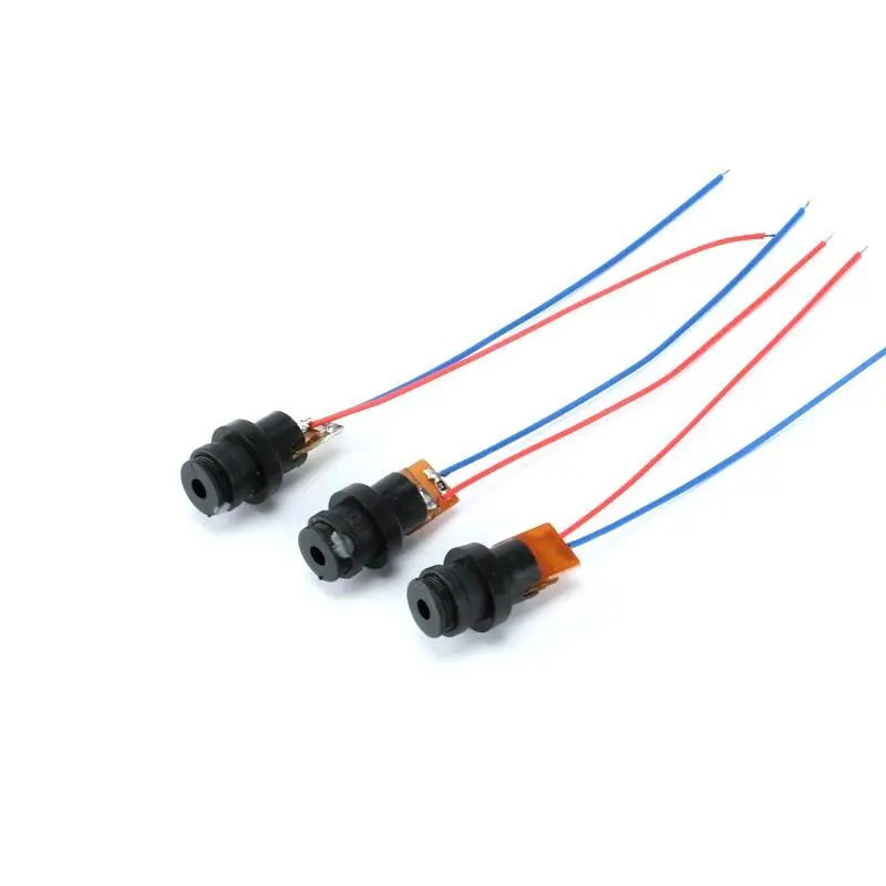 10pcs DC 4.5V Laser Head Module Laser Dot Diode Red Plastic Gyro Module For Arduino