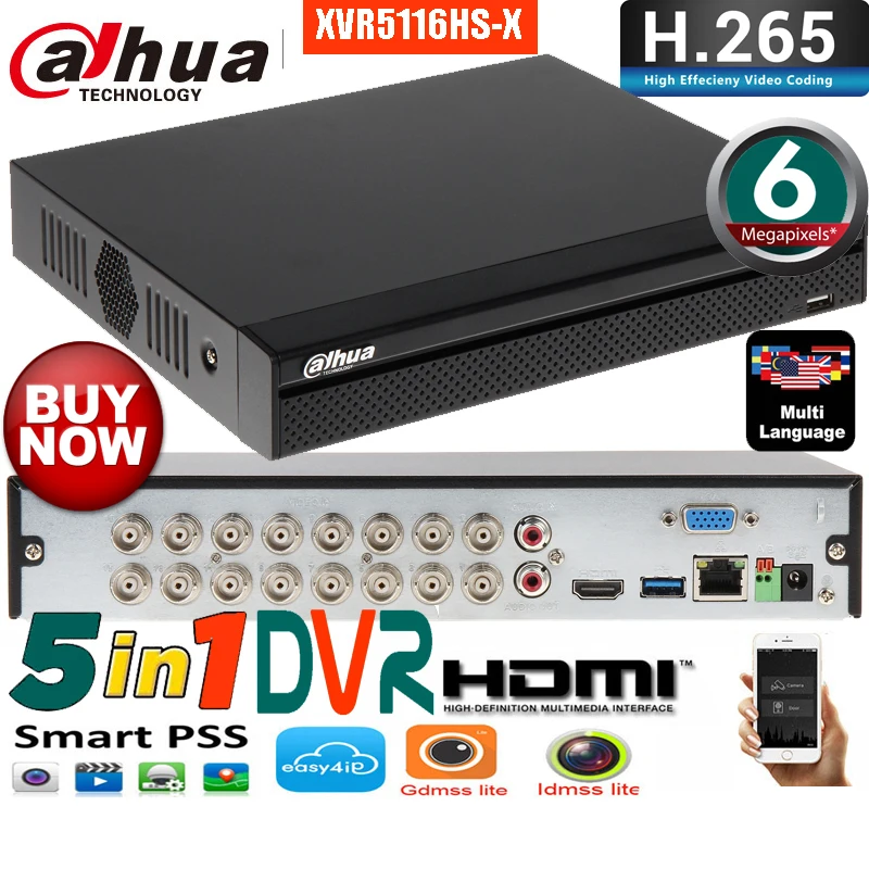 Dahua New H 265 Xvr Video Recorder 16ch Dh Xvr5116hs X Support 5mp Hdcvi Ahd Tvi Cvbs Ip Camera Dhi Xvr5116hs X Xvr5116hs X Surveillance Video Recorder Aliexpress Dahua New H 265 Xvr Video Recorder 16ch Dh Xvr5116hs X Support 5mp Hdcvi Ahd Tvi Cvbs Ip Camera Dhi Xvr5116hs X Xvr5116hs X Surveillance Video Recorder Aliexpress