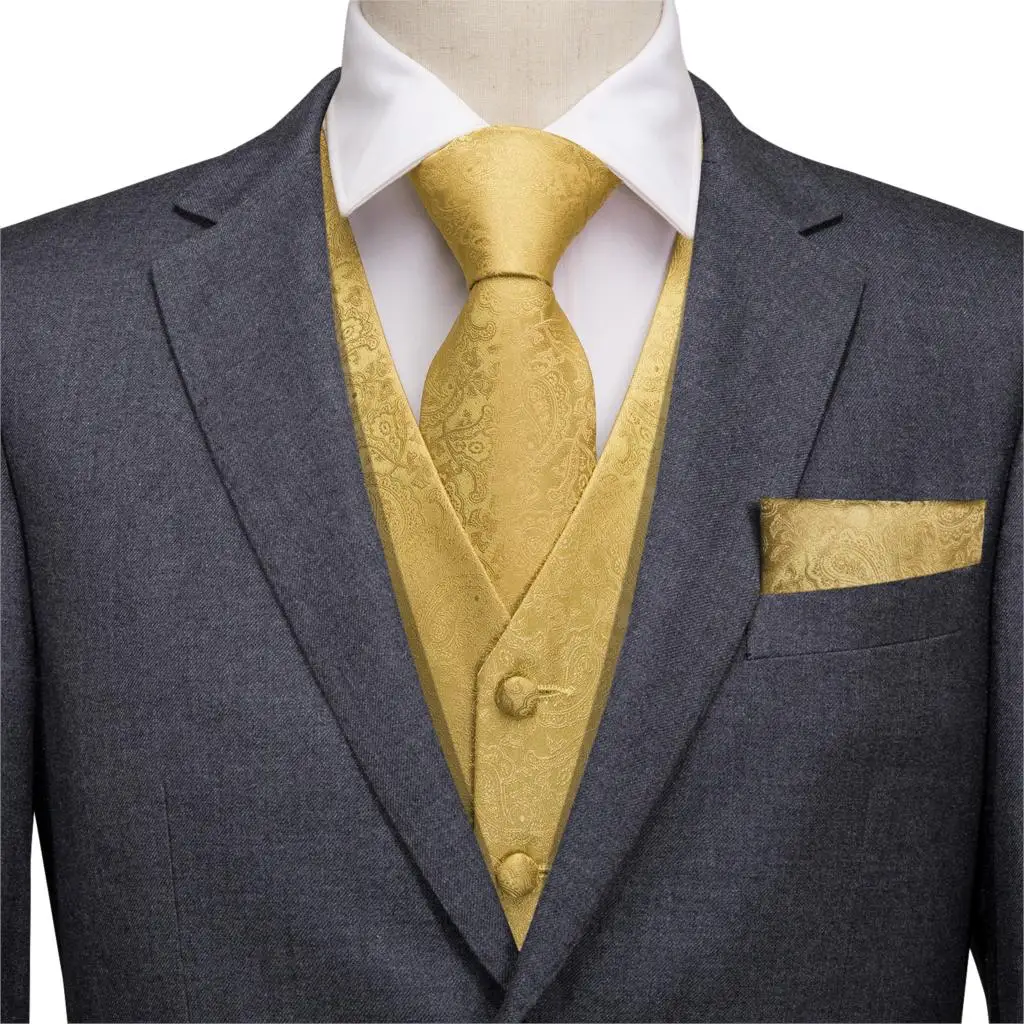 Hi-Tie, мужской костюм, жилет, без рукавов, мужской жилет, тонкий жилет для мужчин, жилет, деловой, Свадебный, классический, мужской, Social, блейзер - Цвет: WJMJ-0009