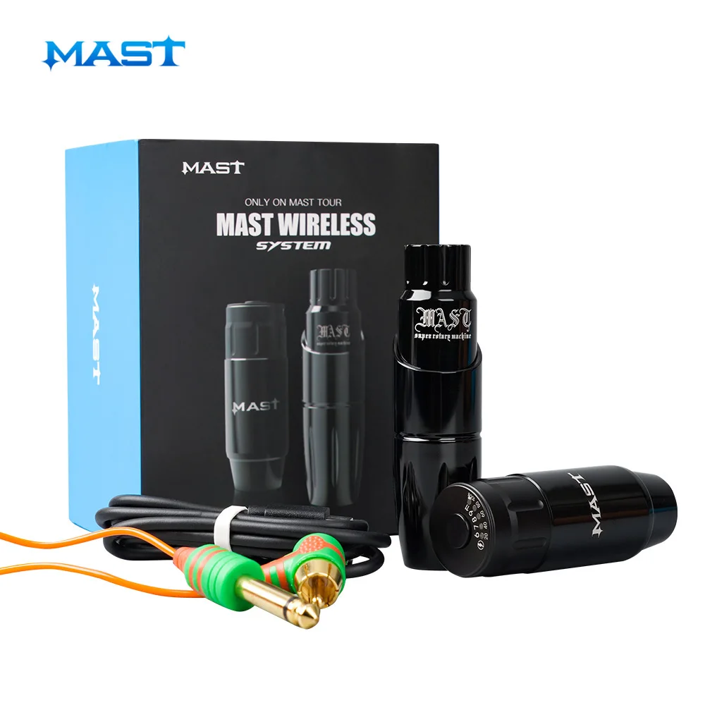 

Professional Mast Permanent Makeup Machine Tattoo Rotary Pen Machine with Mast Wireless Battery Power Set for Tattoo Artist