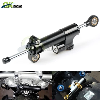 

With Logo Motorcycle CNC Aluminum Accessories Stabilizer Damper Complete kit For Yamaha mt07 MT07 MT-07 Linear Safety Control