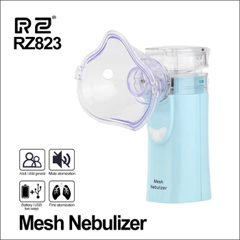 

RZ Health Care Mesh Nebulizer Handheld Home Children Adult Asthma Inhaler Mini Nebulizador Care Inhale Ultrasonic Nebulizer