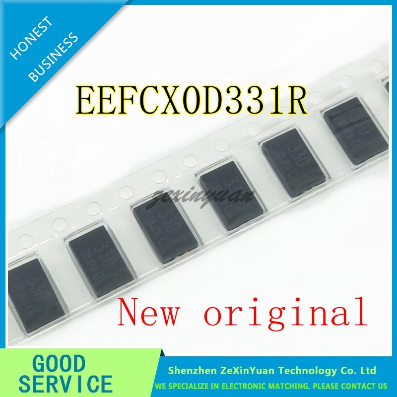 10 шт./лот SMD танталовые полимерные конденсаторы полимерная емкость EEF CX0D331R EEFCX0D331R