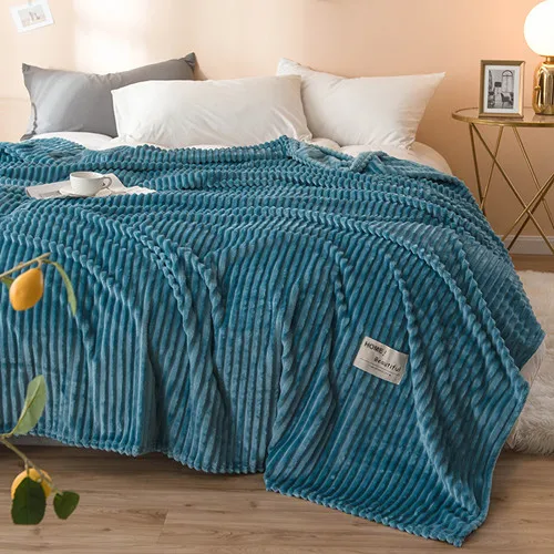 Рельефное однотонное одеяло и покрывало-плед, очень большие плюшевые одеяла, персонализированное одеяло 3 размера, 7 цветов - Цвет: 7