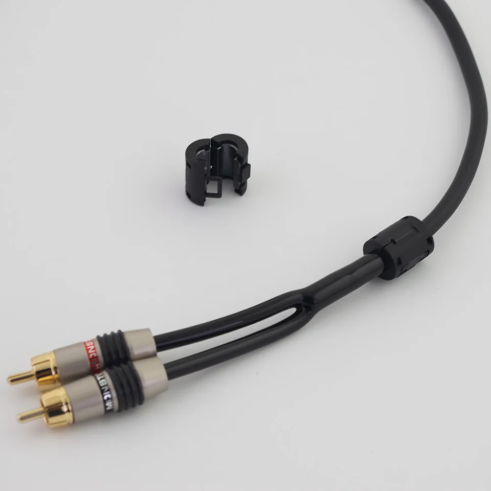 Rca Kabel Hifi Stereo 2RCA Naar 3.5Mm Audio Kabel Aux Rca Jack 3.5 Y Splitter Voor Versterkers Audio Home theater Kabel Rca