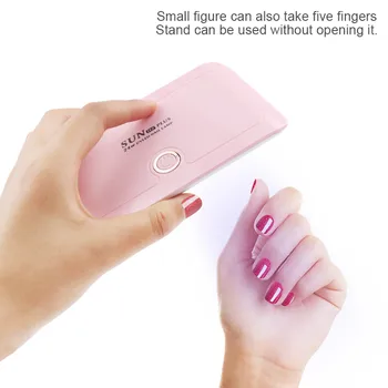 

24w Usb Luv Led Lamp For Nails Dryer For Curing Nail Dryer Nail Gel Polish Dryer For All Gel Polish Auto Sensing Nail Manicure