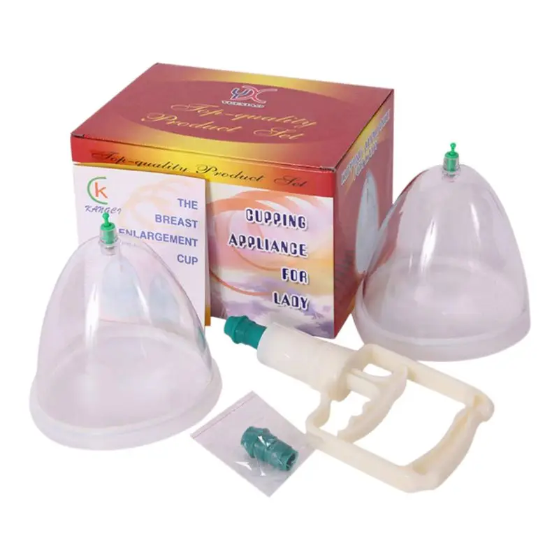  New Practical Durable Portable Large Cup Chest Silicone Cupping Vacuum Suction Lifting Massage Tool