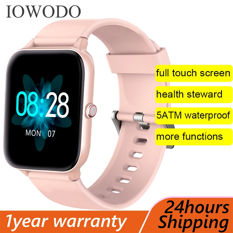 Iowodo R3pro Smart Horloge Mannen Vrouwen Hartslag Sleep Monitor Oproep  Herinnering 5ATM Waterdichte Sport Smartwatch Voor Android Ios  Telefoon|Smart Watches| - AliExpress