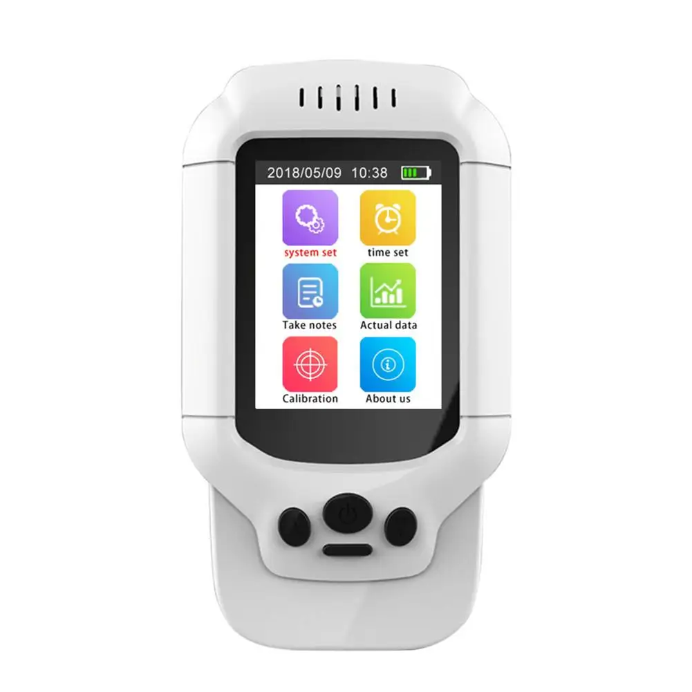 Air Quality Monitor Versatile Formaldehyde TVOC Detector Temperature Humidity Meter for Indoor Pollution Monitoring