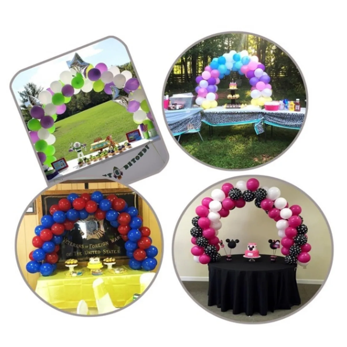 Съемный шар дисплей шар колонна-подставка наборы Свадебный стенд Арка Рамка база Свадебные украшения день рождения воздушные шары