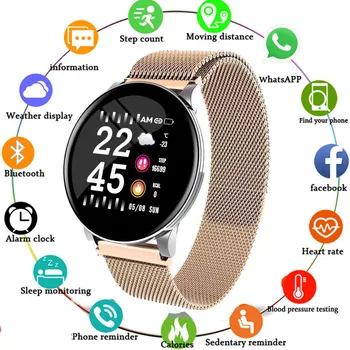 

W8 Smart Watch Heart Rate Monitor Weather Forecast Fitness Watch Call Reminder Waterproof Bluetooth Smart Band