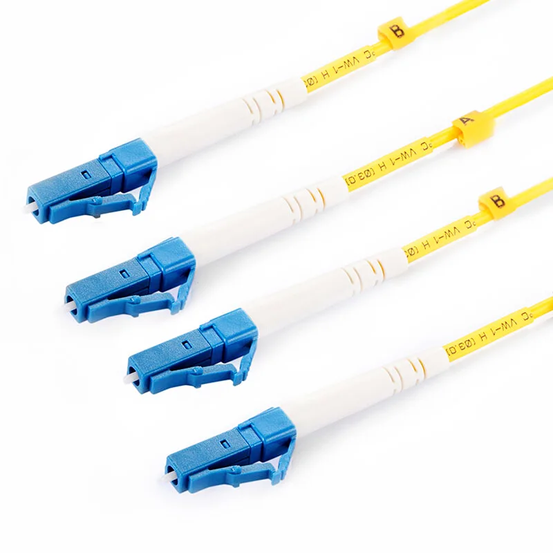 LC UPC Fiber Optic Patch Cord Duplex 2 0mm PVC Optical Jumper Single Mode FTTH Fiber 2