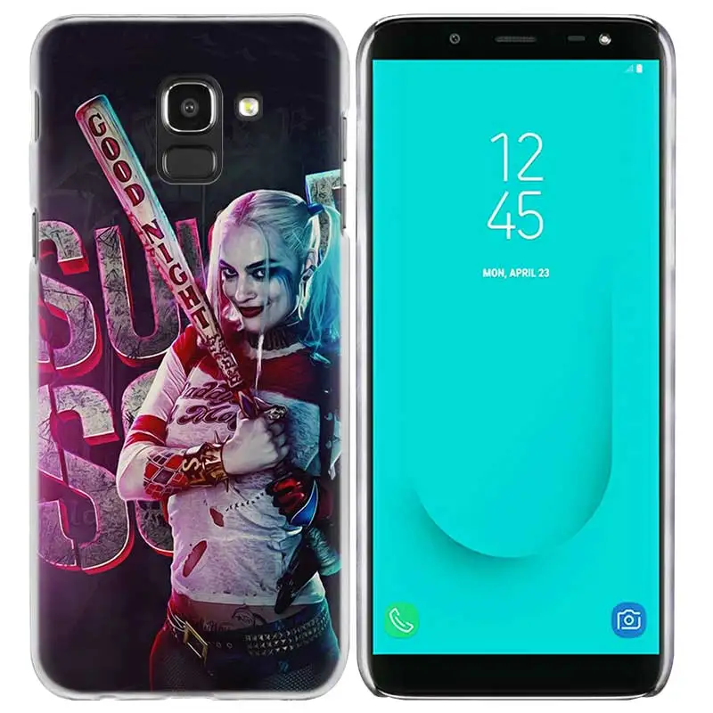 Джокер Отряд Самоубийц "," Харли Квинн "Чехол для samsung Galaxy S10 S10e 5G S9 S8 S7 край M40 M30 M20 M10 J8 J6 J4 плюс - Цвет: Золотой