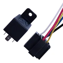 JD2912 relè 12 24 36 48 72V con spina dello zoccolo relè auto 4pin 5Pin con Zoccolo Relè Bobina Automobile dispositivo di controllo del Relè JD2912