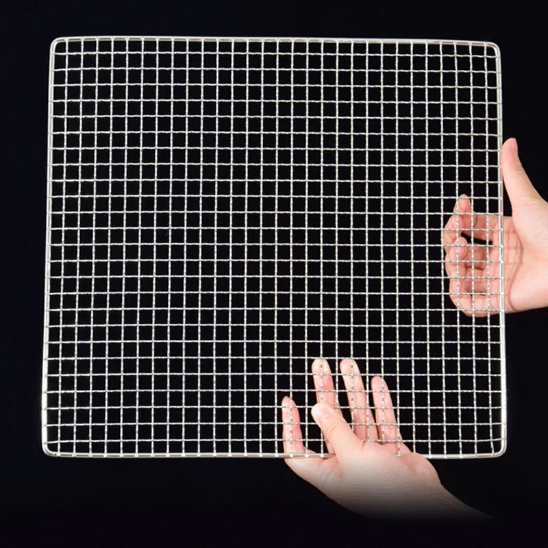 1PCS 24"x24" Big SS304 stainless steel Rectangle square barbecue grill mesh net BBQ for Food and fruit dryer Roast