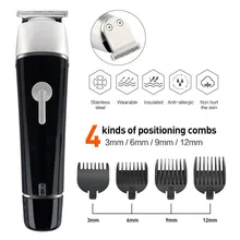 5 в 1 110-240 в профессиональный перезаряжаемый Электрический Машинка для стрижки волос цифровой триммер для бороды Мужская Беспроводная Машинка для стрижки волос