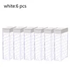 6 pcs white color