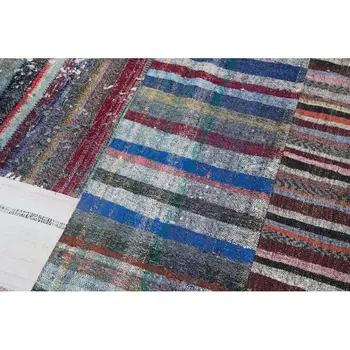 

196x299 Cm Multicolor Handmade Rugs Patchwork Rug-6x10 Ft