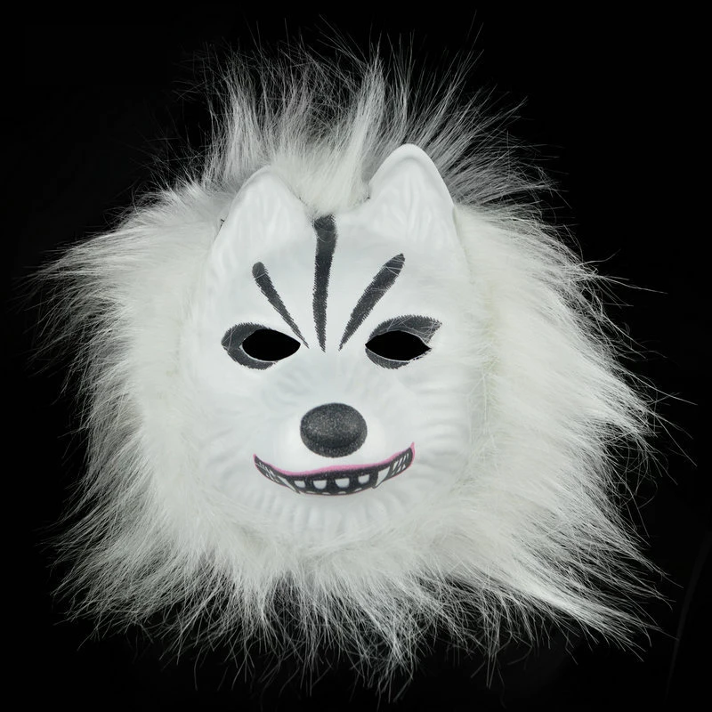 Вечерние леопардовые маски на Хэллоуин, плюшевые тигровые маски, Эва, Имитация животных, маски на Хэллоуин, косплей, вечерние принадлежности, персональный подарок - Цвет: H06