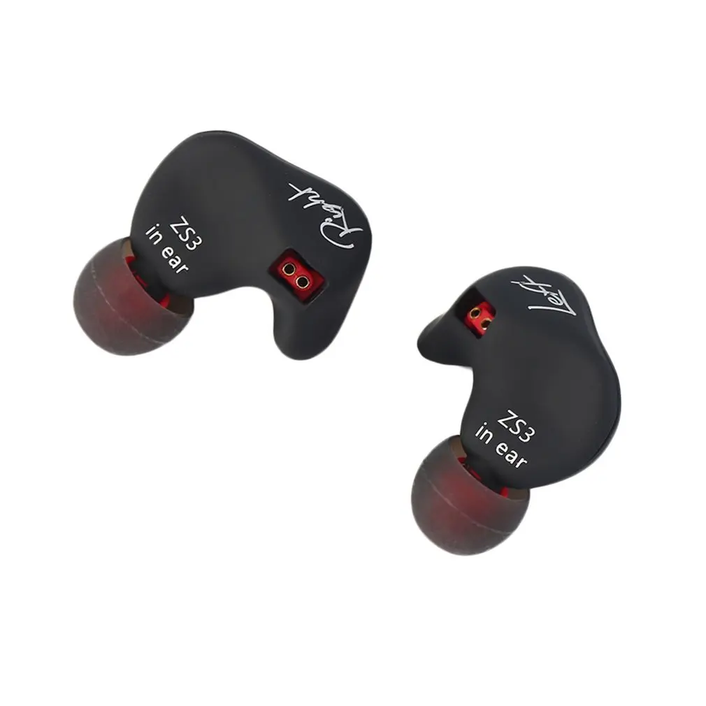 

KZ ZS3 Ergonomic Detachable Cable Earphone In Ear Audio Monitors Noise Isolating HiFi Music Sports Earbuds With Microphone