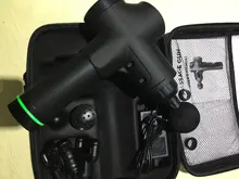 Pantalla LCD masaje arma profundo masajeador muscular dolor muscular cuerpo masaje de cuello ejercicio de relajación adelgazar la alivio del dolor