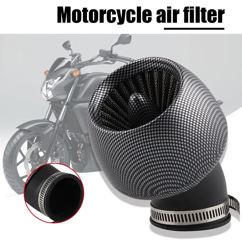 Motorcycle Air Filter Metal Rubber Plastics 28mm 35mm 42mm 48mm Universal 100cc 125cc Moped Scooter Air Filter Motorcycle Air Filter Air Filter Cleaner