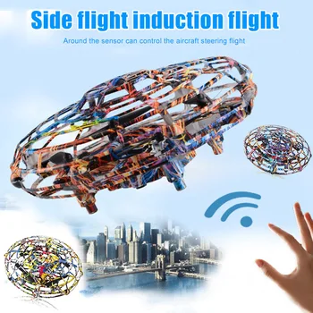 

Drone Quadcopter Rechargeable Flying Toy Remote Control Aircraft Game with LED Light H-best