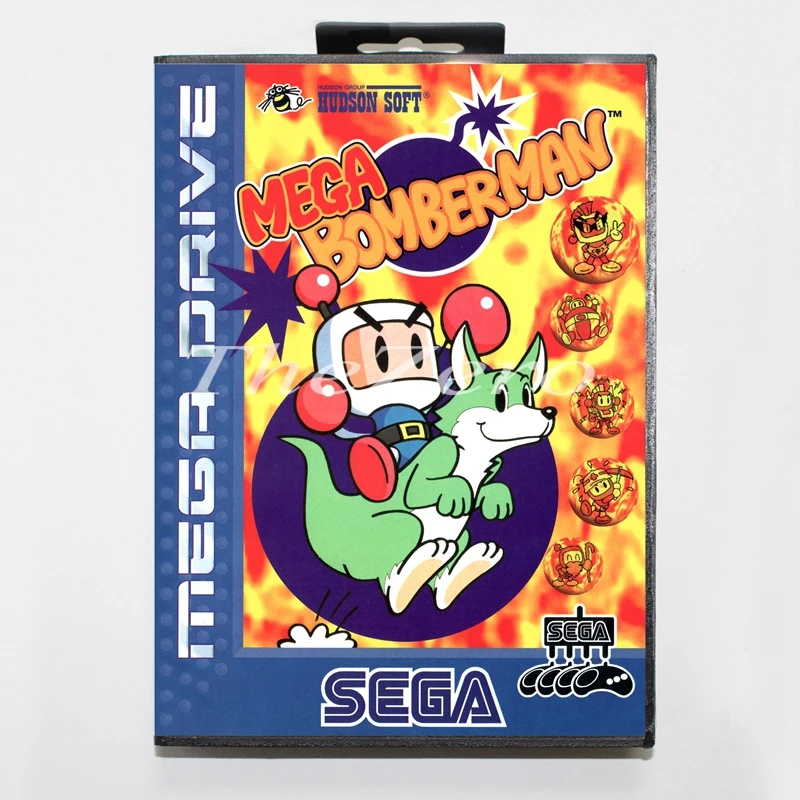 Bomberman с коробкой для 16 бит MD видеоигры карты для sega Mega Drive/Genesis