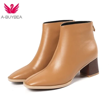 

Women Boots hot Woman Genuine Leather cow leather Europe and the United States short boots fashion Handmade Classic