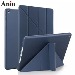 Funda de silicona suave para iPad, cubierta con soporte abatible para iPad 10,2, 2021, 2020, 2019, 7. ª y 9. ª generación, 2020