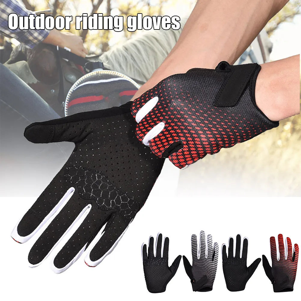 1 пара перчатки для верховой езды мужчин и женщин легкие дышащие улицы FDX99 | Спорт