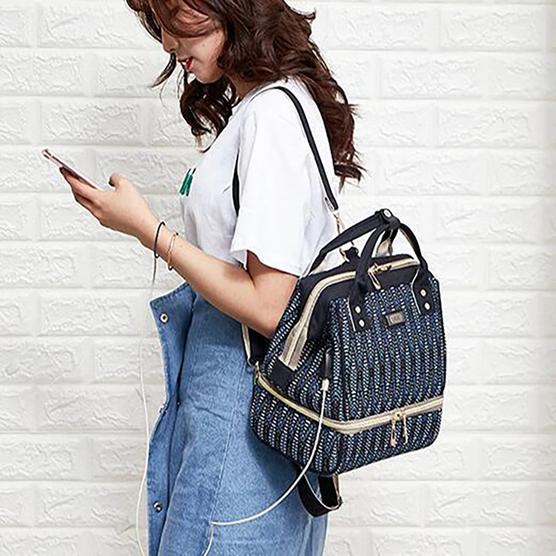  MaternityNappy Bag Mummy Backpack Diaper Bag Baby Bags Mom Portable Multifunction Handbag for Strol