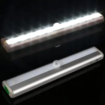 

Wireless PIR Motion Sensor 10 LED Battery Powered Light Drawer Wardrobe