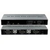 Двойной порт Displayport KVM Switch, USB Displayport KVM 144 Гц DP Switcher 4KX2K/60 Гц 2K/144 Гц Displayport 2 в 1 выход KVM USB ► Фото 1/6