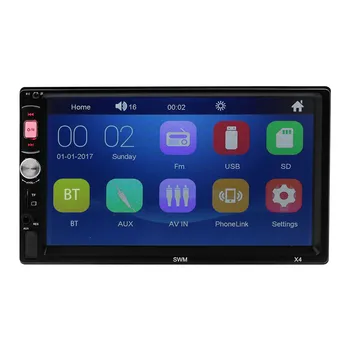 

Swm-4xg 7inch Hd Colorful Lights Bt Car Mp5 Player Car Audio Mobile Internet And Video Mp4 Card U Disk Radio Fm Car Mp5 Dvr#BL2