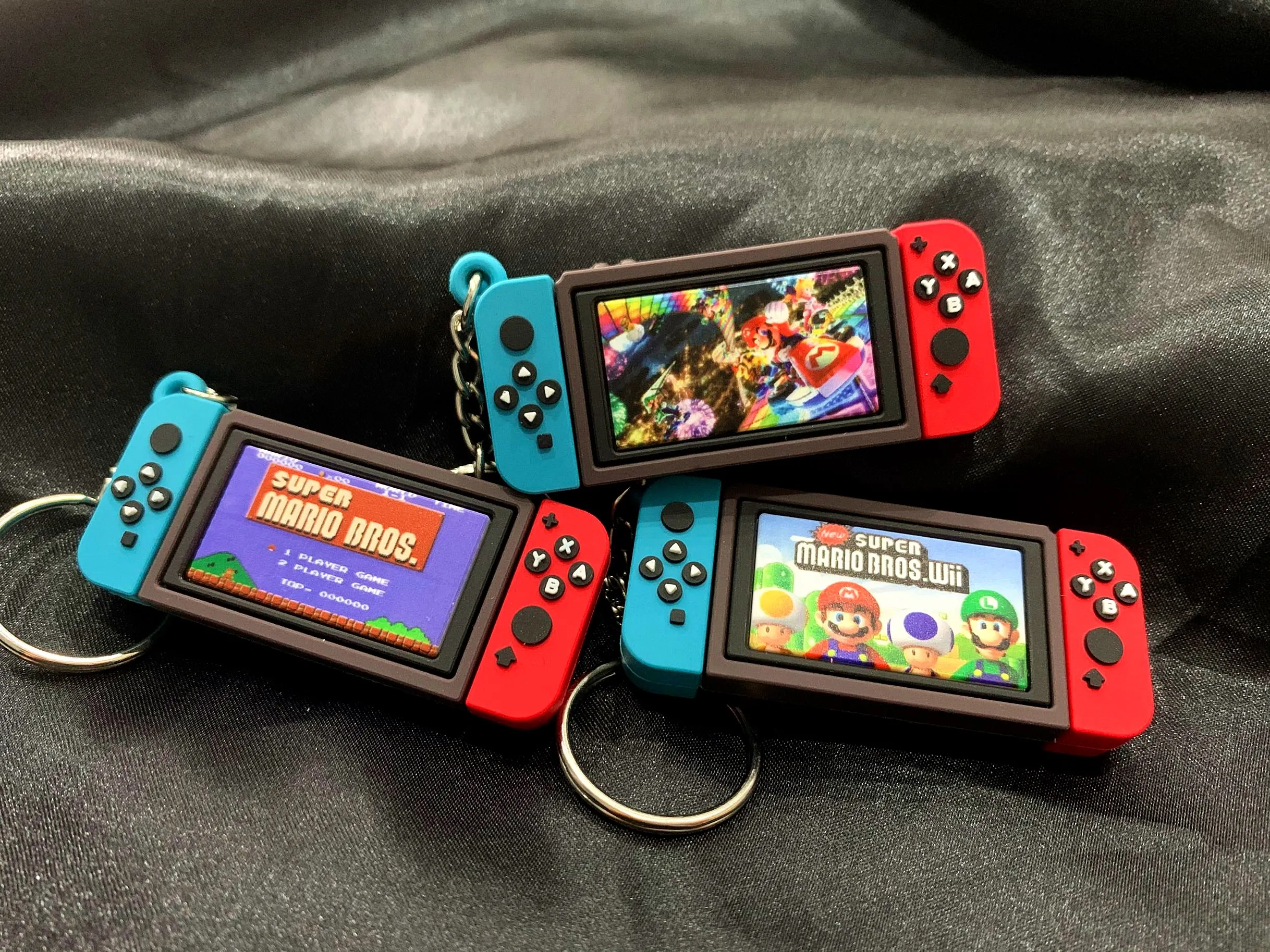 Switch Game Super Bros Keychain Cartoon 3D Super Keyring Fashion Bag Charms  Pendant Key Chains Trinket Gift|Key Chains| - AliExpress