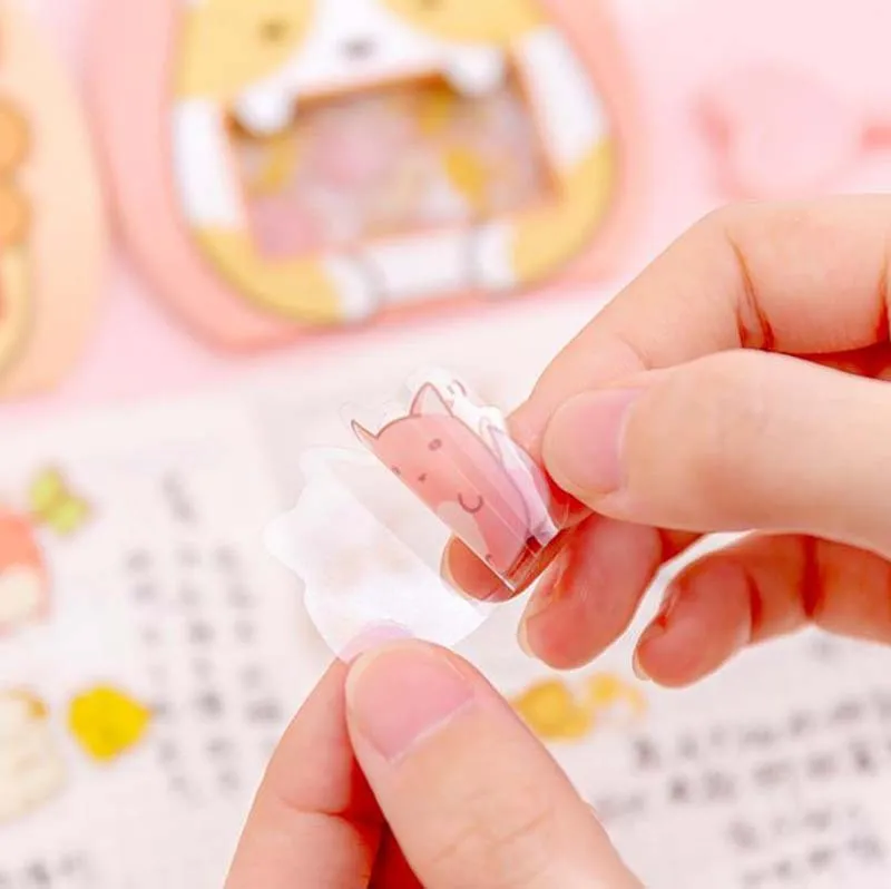 Милый мультяшный ПВХ стикер s Упаковка 50 шт./лот Kawaii животные стикеры подарок 9*10 см