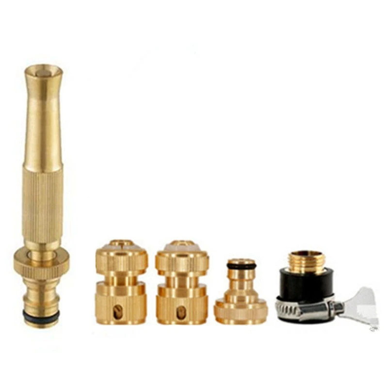 

High Pressure Water with Quick Coupling Set Washing Spray Nozzle Garden Tools Watering Irrigation Water Sprayer