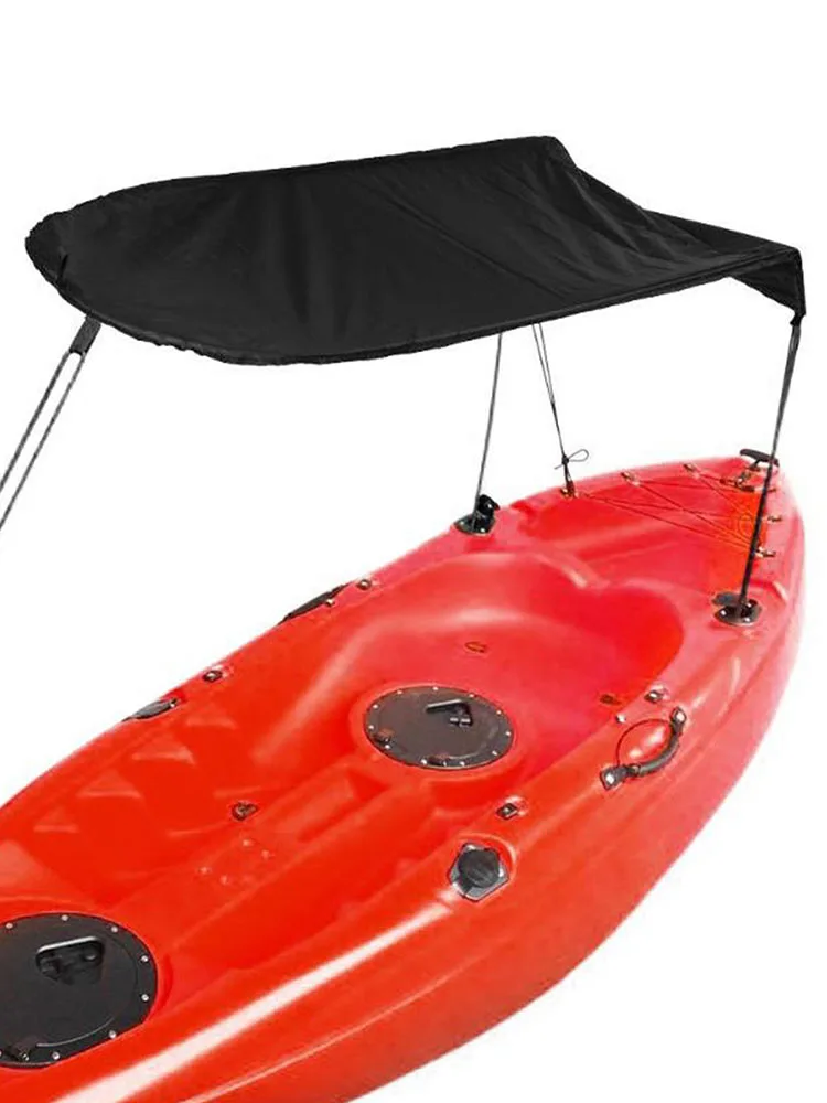 

Комплект для Каяка, лодки, каноэ, Солнцезащитный навес, верхняя крышка, прочная непромокаемая рыболовная палатка с черной сумкой для хранения